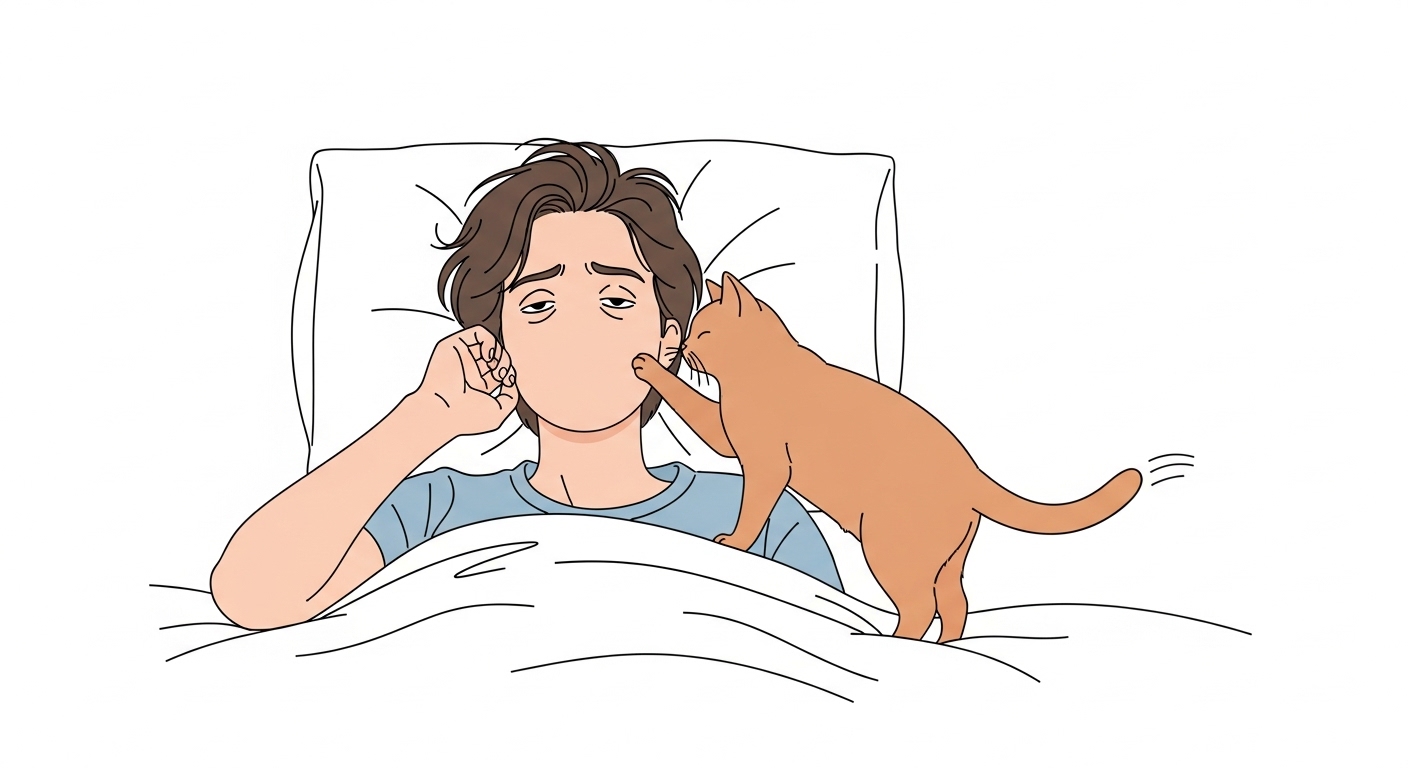 夜勤明けの「猫起こし」あるある？みんなのリアルな葛藤を聞いてみた