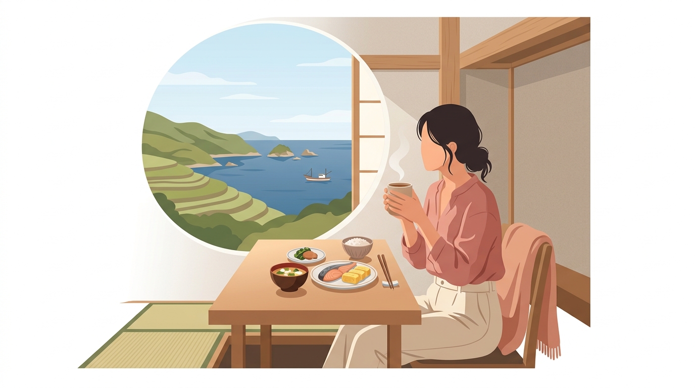 長崎・崎戸の小さな民宿「海老簀」は、想像をはるかに超える場所でした